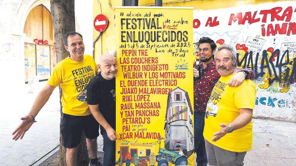 Miguel Mata, Teatro Indigesto, XCAR Malavida y Roberto Gandul presentan el II festival de humor Enluquecidos