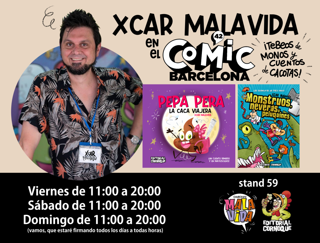 XCAR Malavida en el 42º Salón del cómic de Barcelona